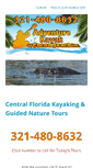 Mobile Screenshot of centralfloridakayaking.com
